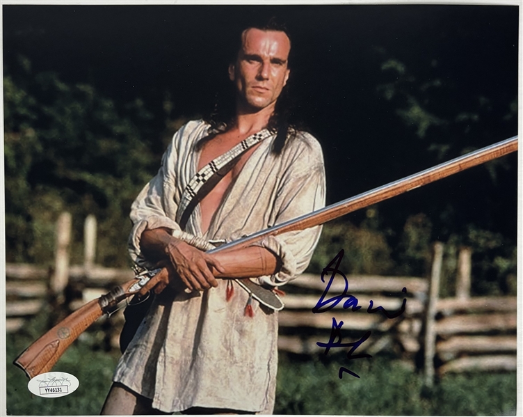 Daniel Day Lewis Signed 8" x 10" Last of the Mohicans Photo (PSA/DNA LOA)