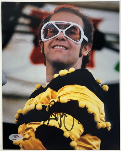 Elton John Signed 8" x 10" Photo (PSA/DNA LOA)