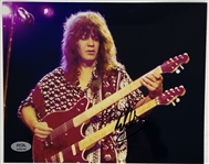 Eddie Van Halen Signed 8 x 10 Photo (PSA/DNA)