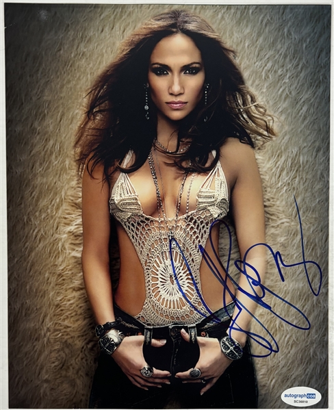 Jennifer Lopez Signed 8" x 10" Photo (ACOA)