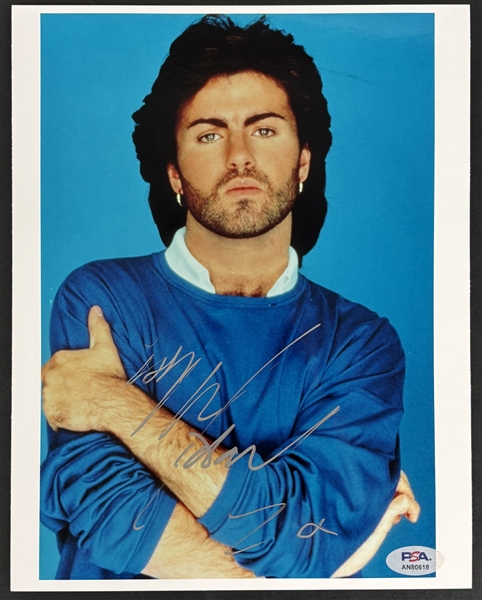 George Michael Signed 8" x 10" Photo (PSA/DNA)