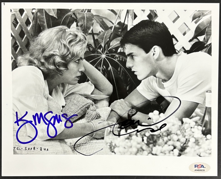 Top Gun: Tom Cruise & Kelly McGillis Signed 8" x 10" Photo (PSA/DNA)