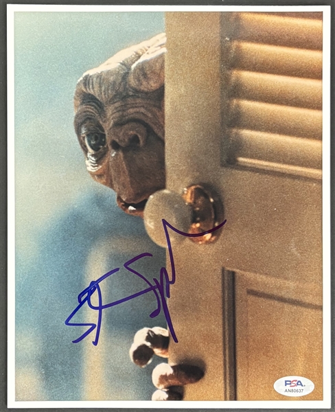 E.T.: Steven Spielberg Signed 8" x 10" Photo (PSA/DNA)