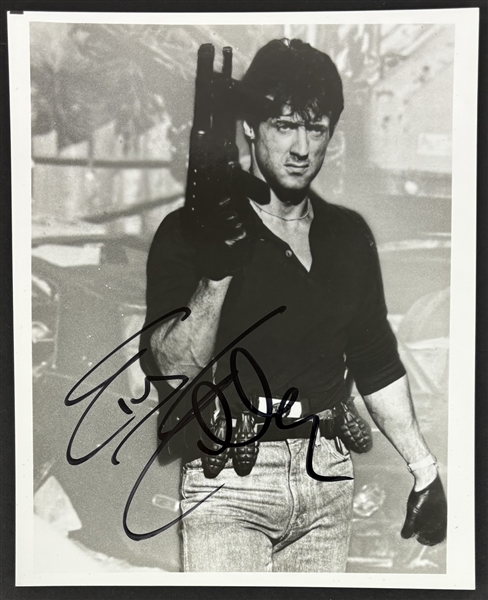 Cobra: Sylvester Stallone Signed 8" x 10" Photo (PSA/DNA LOA)