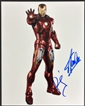 Iron Man: Robert Downey Jr. & Stan Lee Signed 8 x 10 Photo (PSA/DNA LOA)