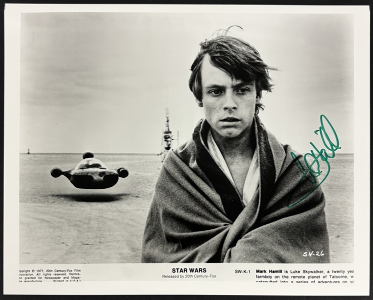 Star Wars: Mark Hamill Signed 8" x 10" A New Hope Photo (PSA/DNA LOA)