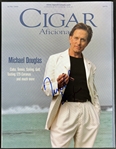 Michael Douglas Signed 1998 Cigar Aficionado Magazine (JSA)