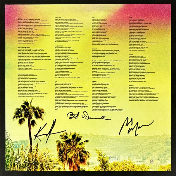 Dogstar: Keanu Reeves, Bret Domrose, & Robert Mailhouse Signed Album Insert w/ Vinyl (Third Party Guaranteed)