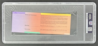 1984 Olympics Basketball Full Ticket w/ Mint 9 Grade! (PSA/DNA)