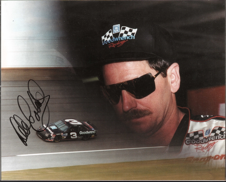 Dale Earnhardt Sr. Signed 8" x 10" Photo (Third Party Guaranteed)