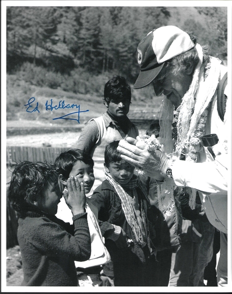 Edmund Hillary Signed 8" x 10" Photo (Third Party Guaranteed)