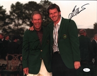 Nick Faldo & Ben Crenshaw Signed 11 x 14 Photo (JSA)