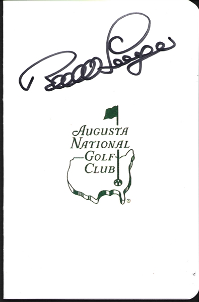 Golf Greats Lot of Eleven (11) Signed Augusta Scorecards w/ (Third Party Guaranteed)