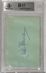 Elton John Signed 3.25 x 4.75 Album Page (Beckett/BAS Encapsulated)