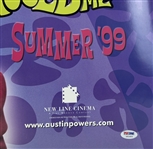 Michael Myers Signed Full Size 24 x 40 Austin Powers Poster (PSA/DNA)