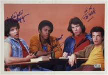 Welcome Back Kotter: Cast Signed 10 x 15 Photo w/ Travolta & More! (Beckett/BAS LOA)