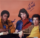 Welcome Back Kotter: Cast Signed 10 x 15 Photo w/ Travolta & More! (Beckett/BAS LOA)