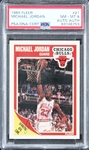 Michael Jordan Signed 1989 Fleer #21 Basketball Card (PSA/DNA Encapsulated)