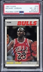 Michael Jordan Signed 1987 Fleer #59 Chicago Bulls Trading Card w/ Mint 9 Auto! (PSA/DNA Encapsulated)