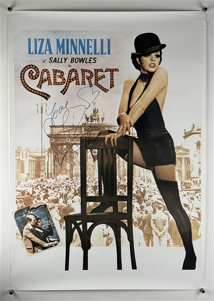 Liza Minelli Signed Full Size One-Sheet Movie Poster for "Cabaret" (Third Party Guaranteed)