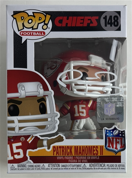 Patrick Mahomes Signed Chiefs Funko Pop #148 (PSA/DNA)