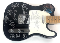 Meatloaf & Musicians Signed Guitar (8/Signatures) (Beckett/BAS)