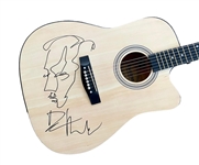Dave Matthews RARE In-Person Hand Signed Acoustic Guitar with Hand Drawn Artwork! (Third Party Guaranteed)