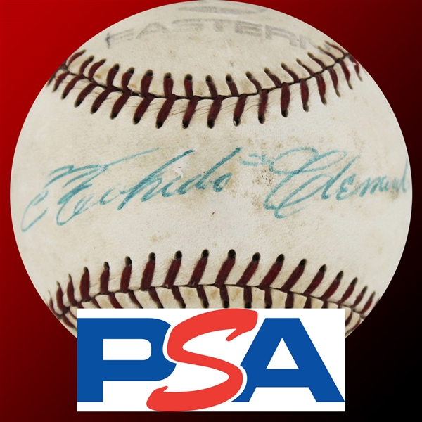 Roberto Clemente Superb & RARE Single-Signed Eastern Airlines Baseball - One of the Finest Weve Handled! (PSA/DNA LOA)
