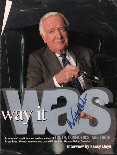 Walter Cronkite Signed Photographs (2/each) (Third Party Guarantee)