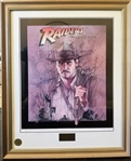 George Lucas and Steven Spielberg Signed Raiders of the Lost Ark (1981) Limited Edition Lithograph (Third Party Guaranteed)