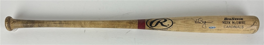 Mark McGwire 2000 Game Used & Signed Big Stick Pro Model Baseball Bat (PSA/DNA)