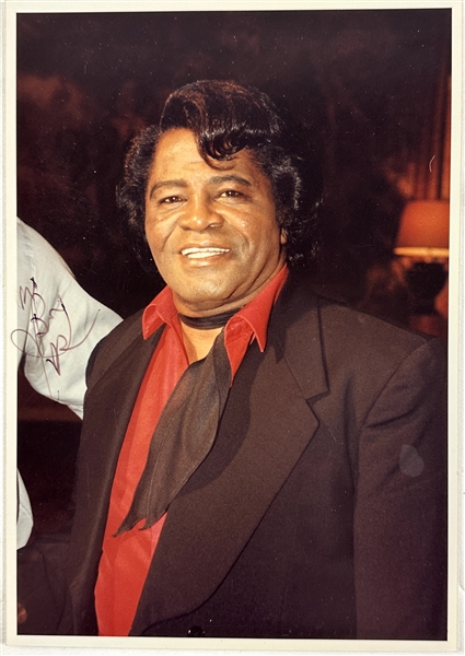 James Brown Signed 6" x 8.5" Color Photograph (JSA LOA)