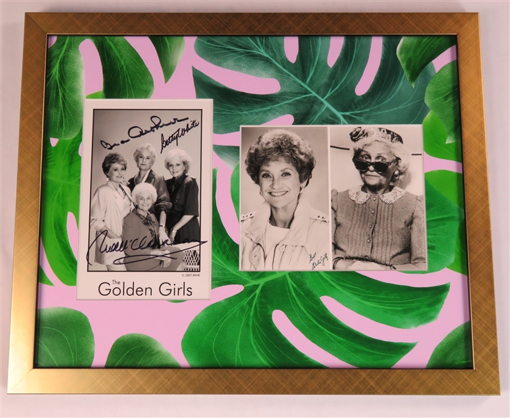 The Golden Girls: Group Signed Framed Photo Display (4 Sigs)(JSA LOA)