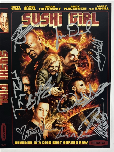 Sushi Girl Cast & Crew Signed DVD Cover w/ Mark Hamill, James Duval & More! (10 Sigs)(JSA LOA)