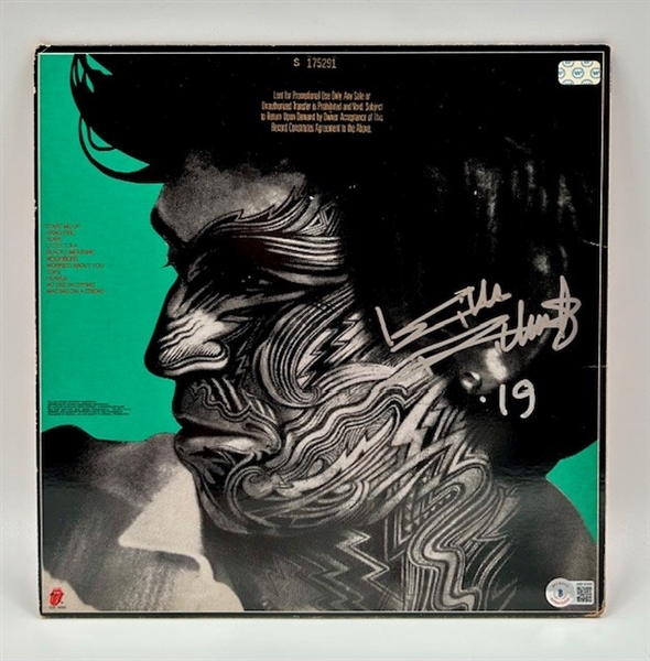 Rolling Stones: Keith Richards Signed "Tattoo You" Album Cover (Beckett/BAS LOA) 