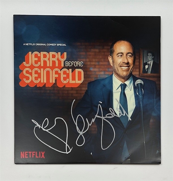 Jerry Seinfeld Signed "Jerry Before Seinfeld" Album Cover (Beckett/BAS)