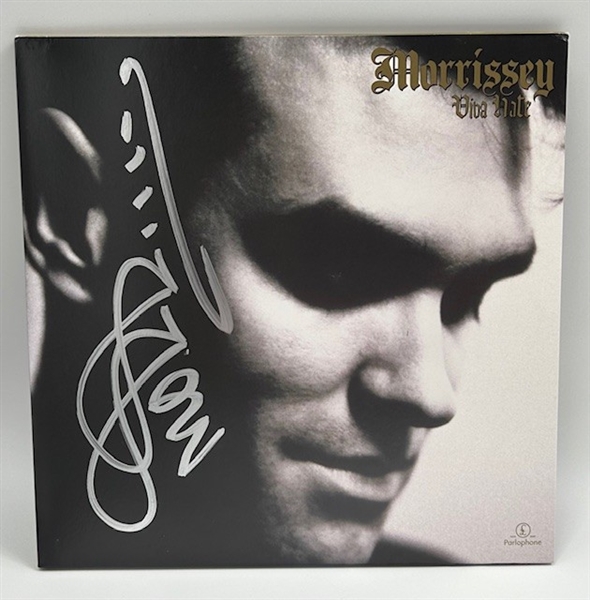 RARE Morrissey Signed "Viva Hate" Album Cover (Beckett/BAS LOA)