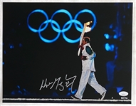 Wayne Gretzky Signed Limited Edition Olympic Torch Relay Photograph #85/99 (JSA)