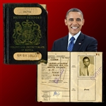 Barack Obama Sr.s Historically Important 1959 Kenyan Passport (University Archives)(Bitar History)