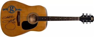Garth Brooks Signed & Inscribed Custom Acoustic Guitar (Beckett/BAS)