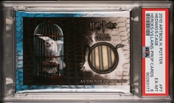 Harry Potter Ltd. Ed. 2010 Artbox Hedwigs Cage Prop Card #P7 (PSA/DNA Encapsulated)