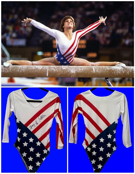 Mary Lou Retton Signed Replica 1984 USA Olympic Games Singlet  (Beckett/BAS)