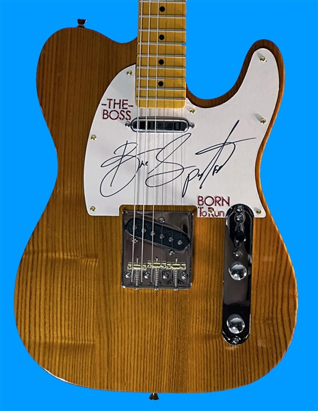 Bruce Springsteen Gorgeous Signed Custom Telecaster Guitar (JSA)
