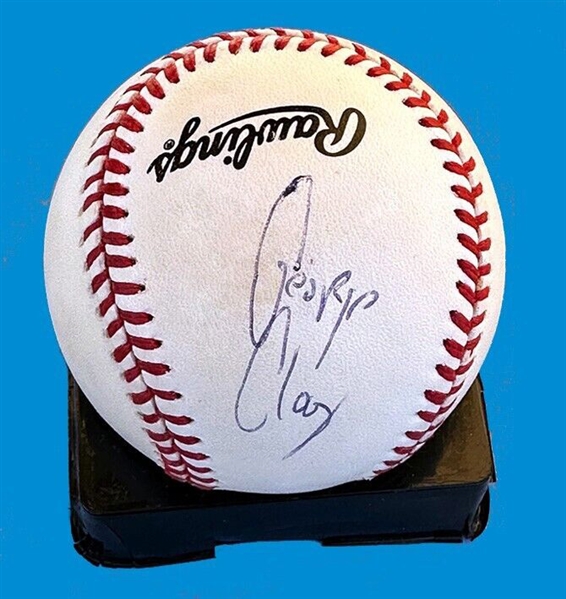 George Clooney RARE In-Person Signed ONL Baseball! Full Signature! (Third Party Guaranteed) 