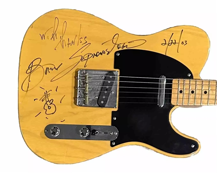 Bruce Springsteen Signed Fender Telecaster Guitar w/ Sketch (Beckett/BAS)
