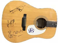 Rolling Stones Group Signed Epiphone Acoustic Guitar (4 Sigs)(JSA LOA)