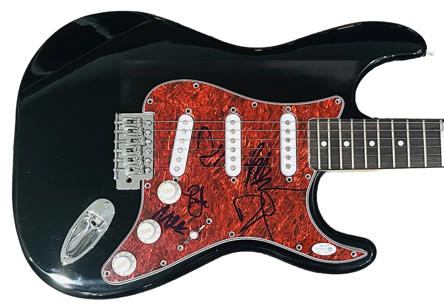 Foo Fighters Group Signed Stratocaster Guitar (5 Sigs)(ACOA)
