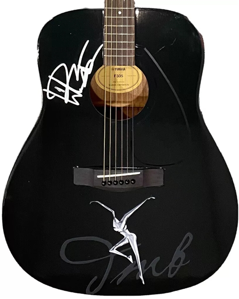 Dave Matthews Signed Custom Graphic Acoustic Guitar (Beckett/BAS LOA)