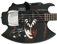 KISS: Gene Simmons Signed Custom Signature Axe Bass Guitar (Beckett/BAS)