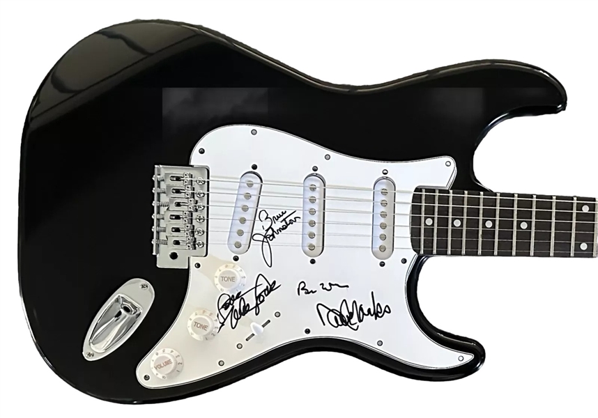 Beach Boys Group Signed Strat Style Guitar (Beckett/BAS)